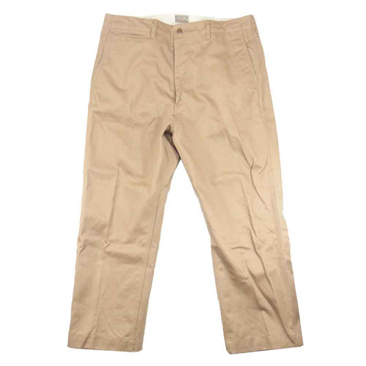 Buzz Rickson's バズリクソンズ オリジナルスペックチノパンツ TALONジップ パンツ ベージュ系 33【中古】