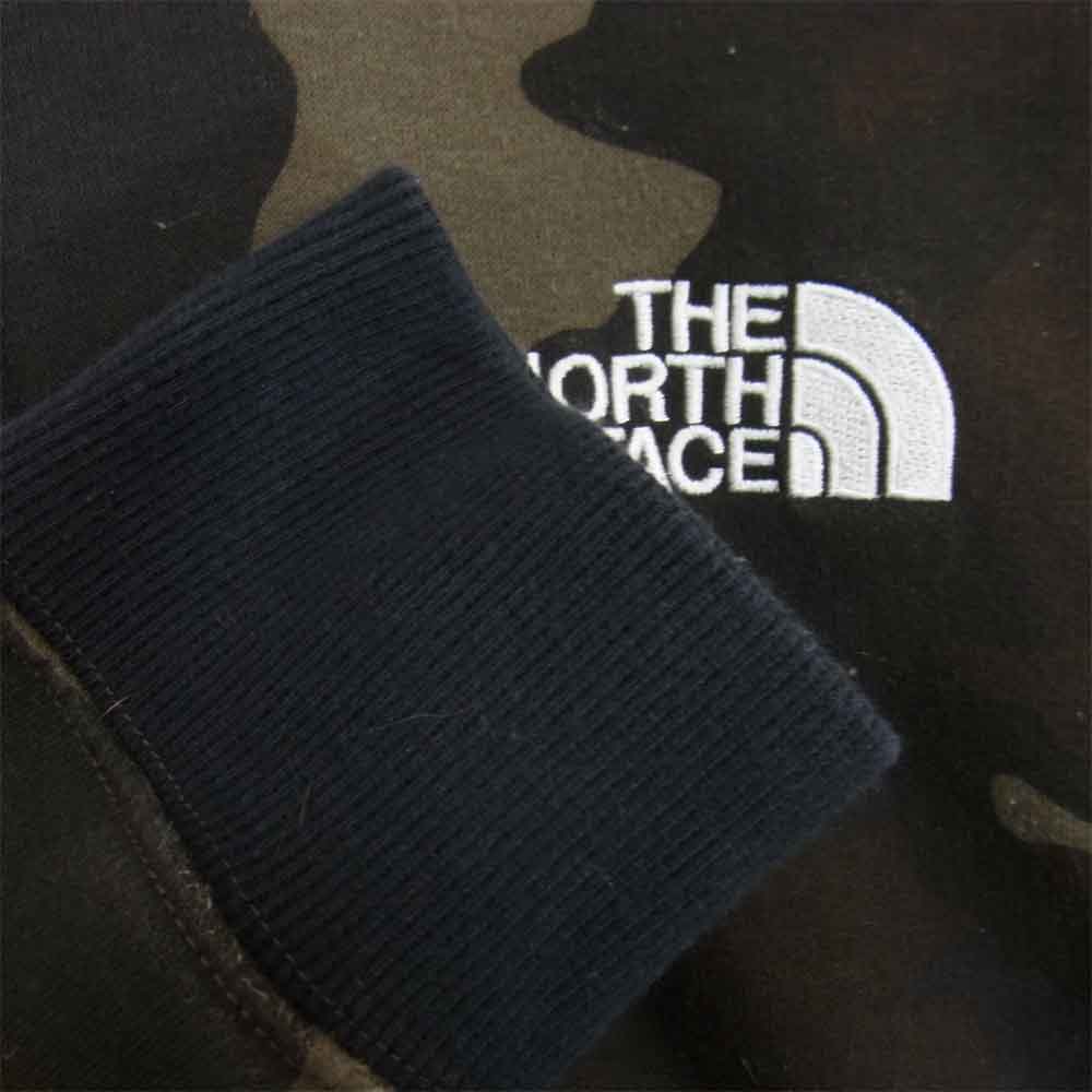 THE NORTH FACE ノースフェイス NT11957 NOVELTY REARVIEW FULLZIP HOODY ノベルティ リアビュー フルジップ フーディ  スウェット パーカー カーキ系 XL【中古】