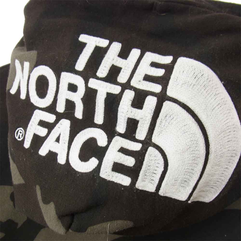 THE NORTH FACE ノースフェイス NT11957 NOVELTY REARVIEW FULLZIP HOODY ノベルティ リアビュー フルジップ フーディ  スウェット パーカー カーキ系 XL【中古】