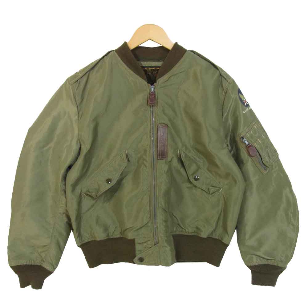 Buzz Rickson's バズリクソンズ BR11130 L-2 AMERICAN PAD&TEXTILE社 実名復刻 フライト ジャケット カーキ系 42【中古】