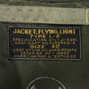 Buzz Rickson's バズリクソンズ BR11130 L-2 AMERICAN PAD&TEXTILE社 実名復刻 フライト ジャケット カーキ系 42【中古】