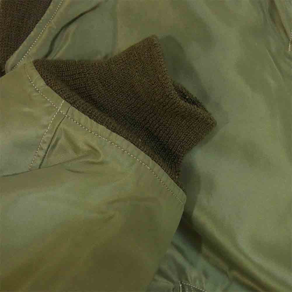 Buzz Rickson's バズリクソンズ BR11130 L-2 AMERICAN PAD&TEXTILE社 実名復刻 フライト ジャケット カーキ系 42【中古】