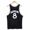 Supreme シュプリーム 13SS Basketball Tank ナンバリング サイドスター刺繍 メッシュ タンクトップ ブラック系【中古】