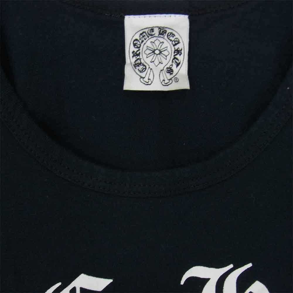 CHROME HEARTS クロムハーツ（原本無） ロゴプリント タンクトップ ブラック系【中古】