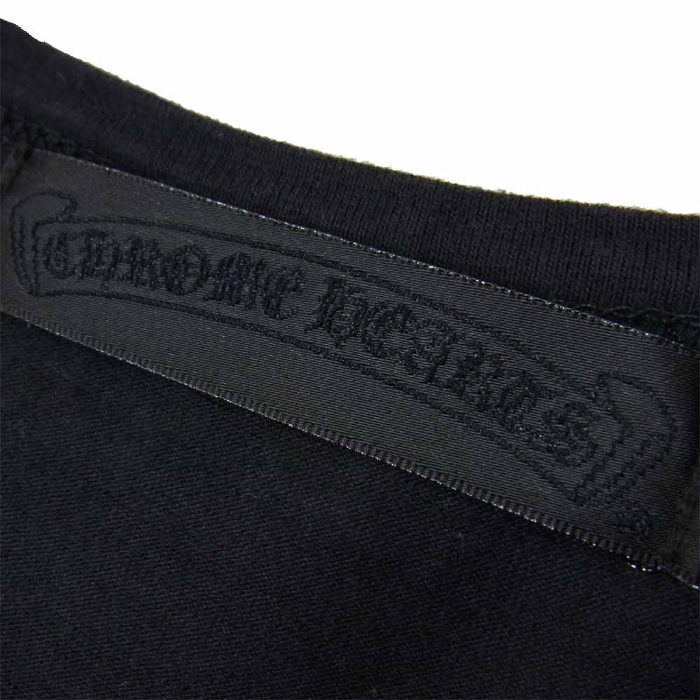 CHROME HEARTS クロムハーツ（原本無） ダガープリント 長袖 Tシャツ ブラック系 S【中古】