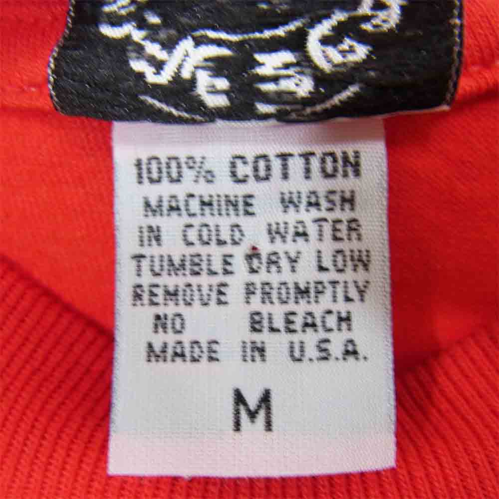 CHROME HEARTS クロムハーツ（原本無） フォティハリスティーター プリント ポケット 半袖 Tシャツ レッド M【中古】