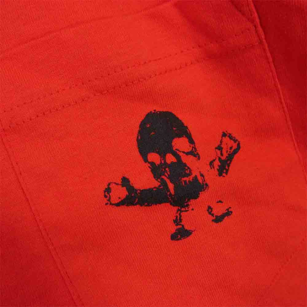 CHROME HEARTS クロムハーツ（原本無） フォティハリスティーター プリント ポケット 半袖 Tシャツ レッド M【中古】