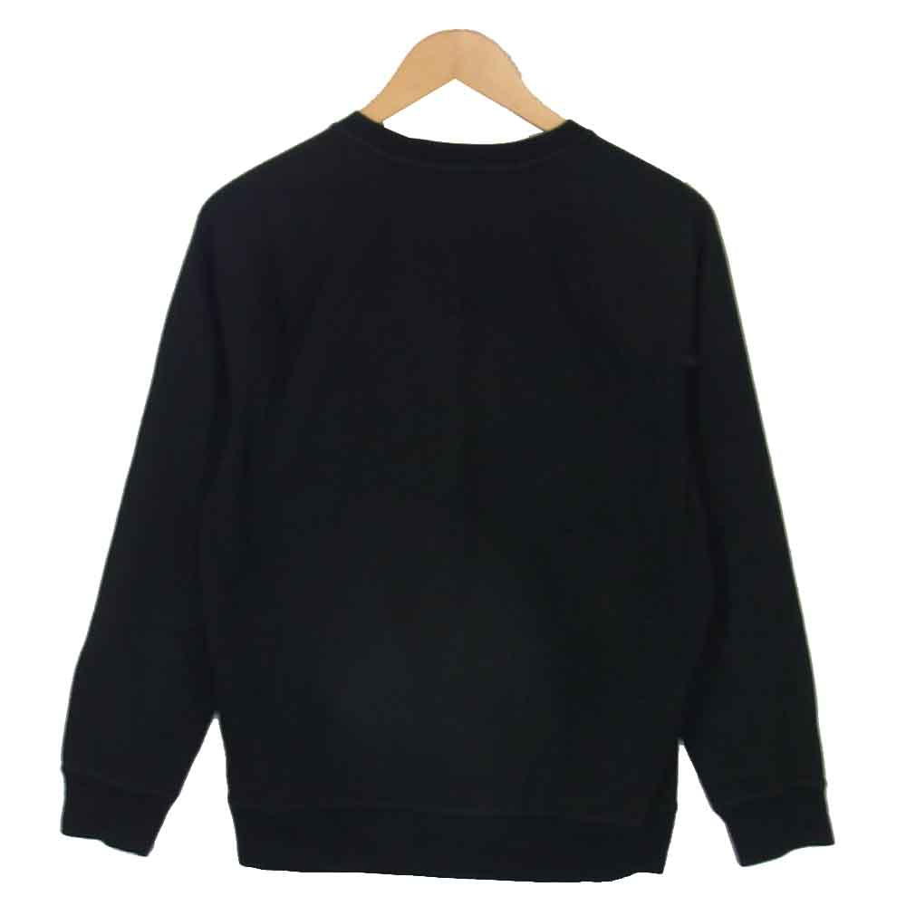 LOUIS VUITTON ルイ・ヴィトン RM082M MNJR06JCZ ロゴ ワッペン 刺繍 クルーネック スウェット ブラック系 S【中古】