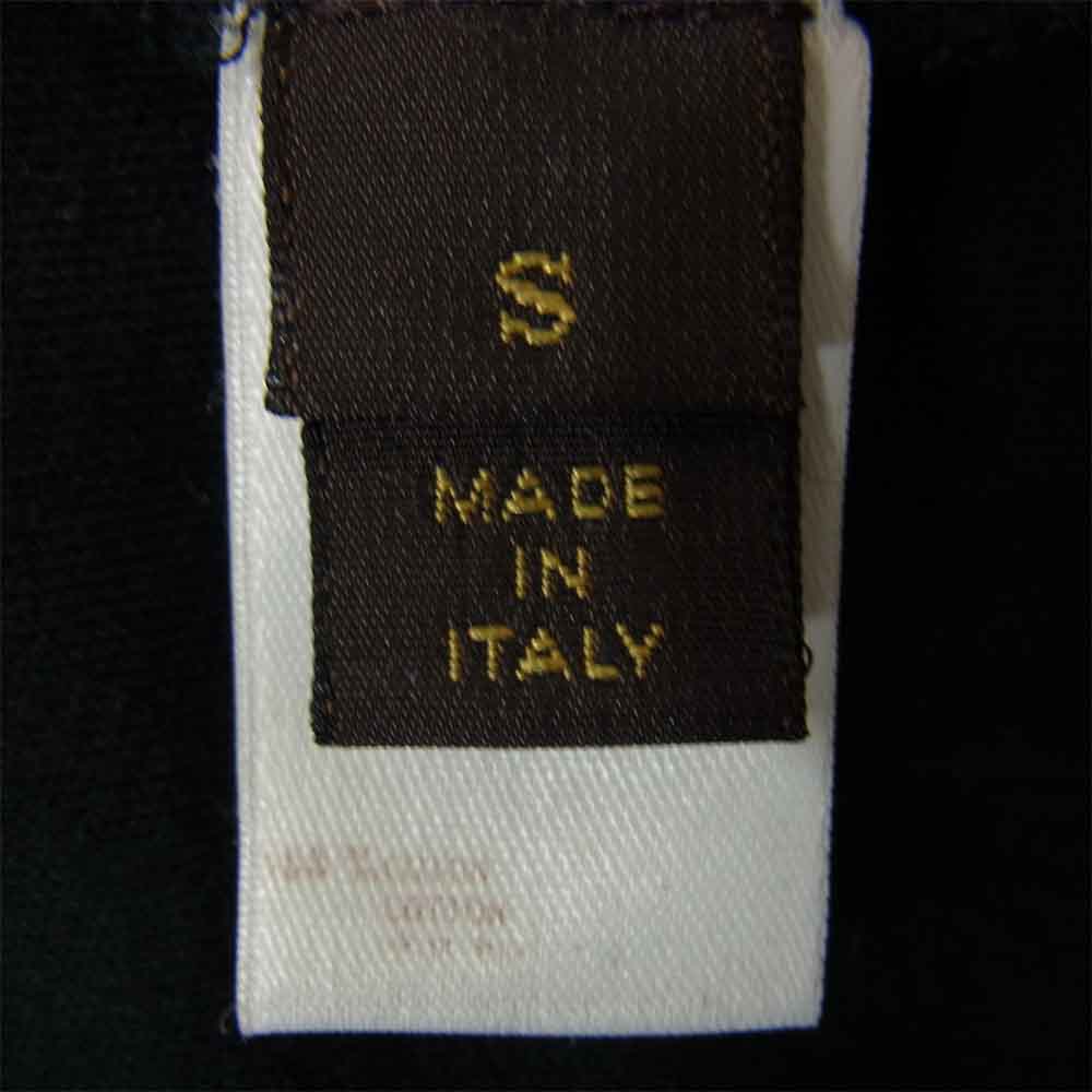 LOUIS VUITTON ルイ・ヴィトン RM082M MNJR06JCZ ロゴ ワッペン 刺繍 クルーネック スウェット ブラック系 S【中古】