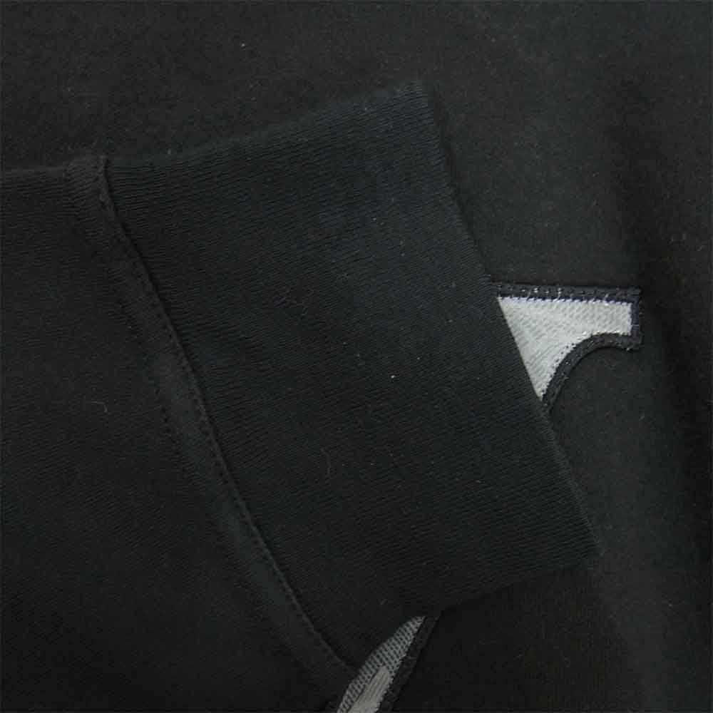 LOUIS VUITTON ルイ・ヴィトン RM082M MNJR06JCZ ロゴ ワッペン 刺繍 クルーネック スウェット ブラック系 S【中古】