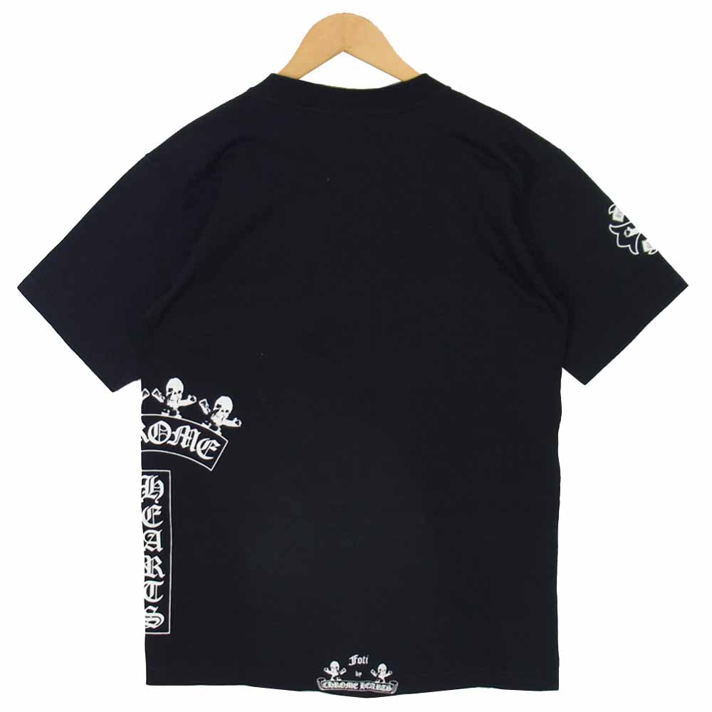 CHROME HEARTS クロムハーツ（原本無） フォティ ハリスティータ スカル プリント Tシャツ ブラック系 M【中古】