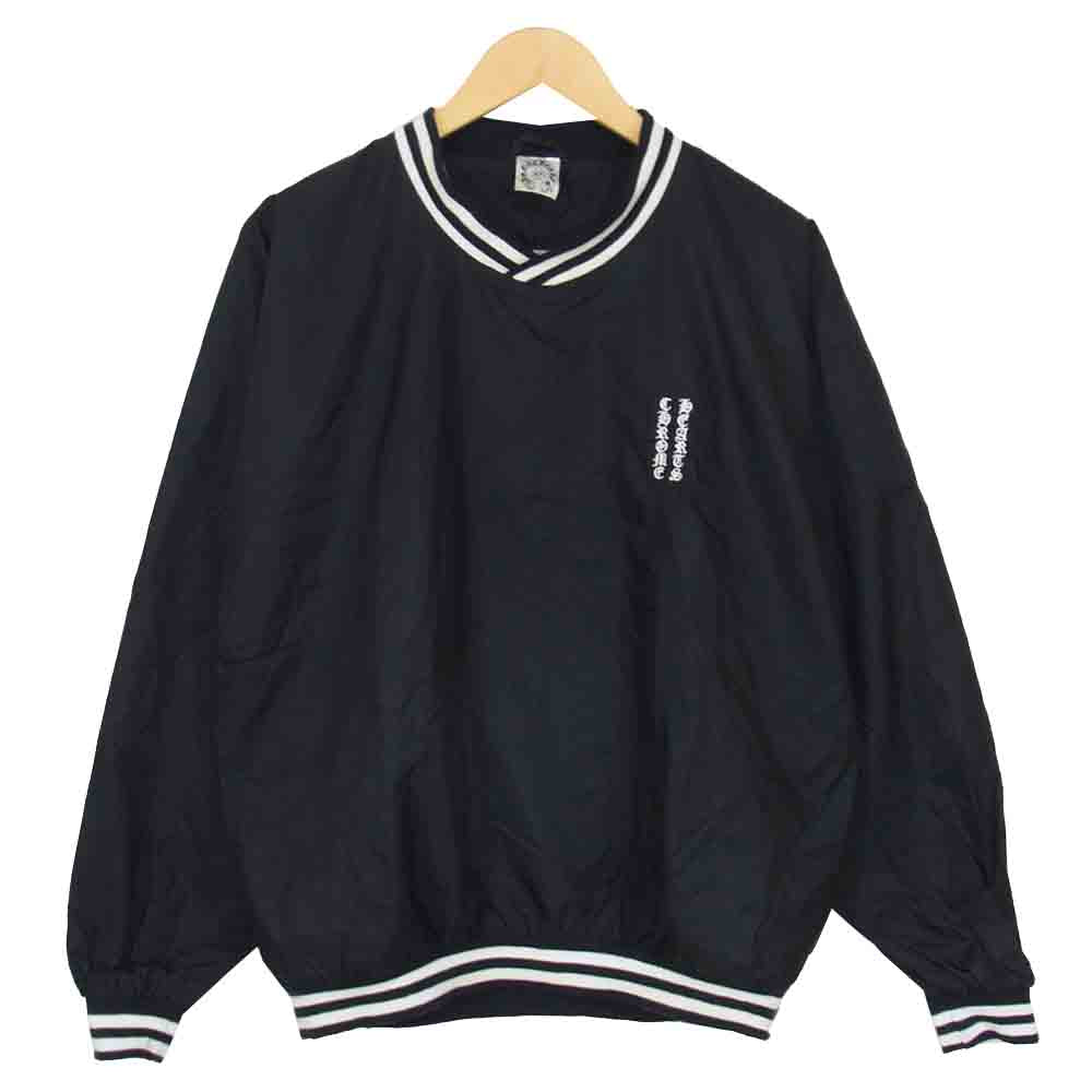 CHROME HEARTS クロムハーツ（原本無） 刺繍 ナイロン プルオーバー ブラック系 M【中古】