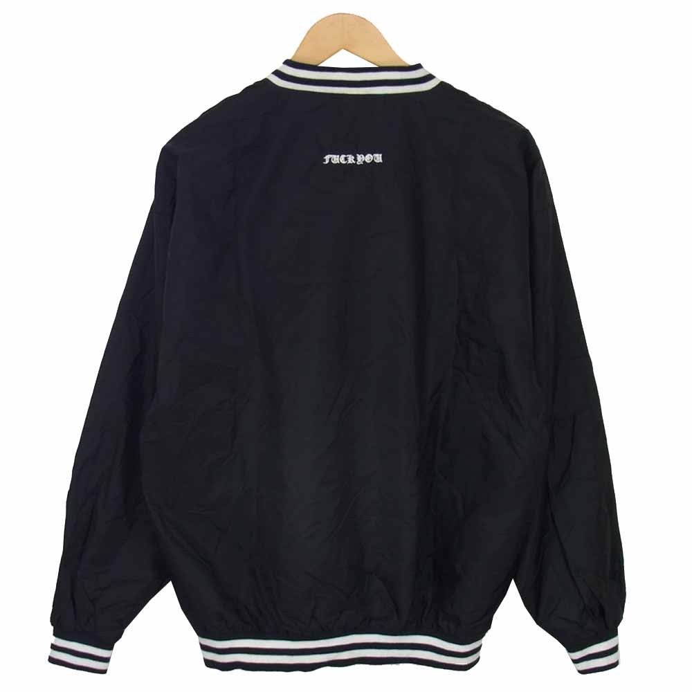 CHROME HEARTS クロムハーツ（原本無） 刺繍 ナイロン プルオーバー ブラック系 M【中古】