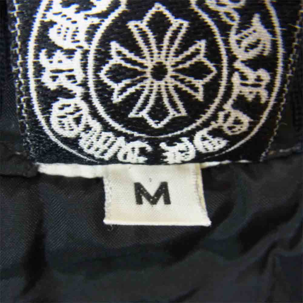 CHROME HEARTS クロムハーツ（原本無） 刺繍 ナイロン プルオーバー ブラック系 M【中古】