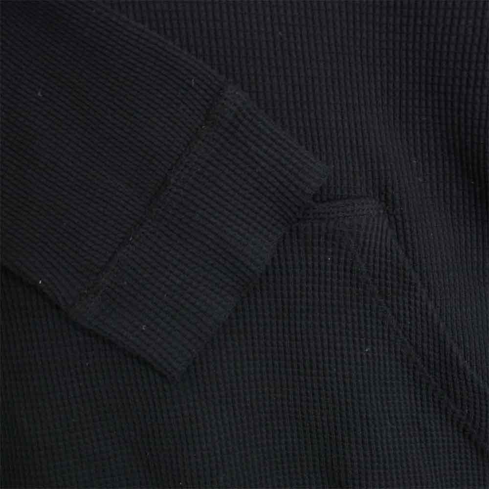 CHROME HEARTS クロムハーツ（原本無） 001-067891 国内正規品 サーマル ワッフル プルオーバー パーカー ブラック系 S【中古】