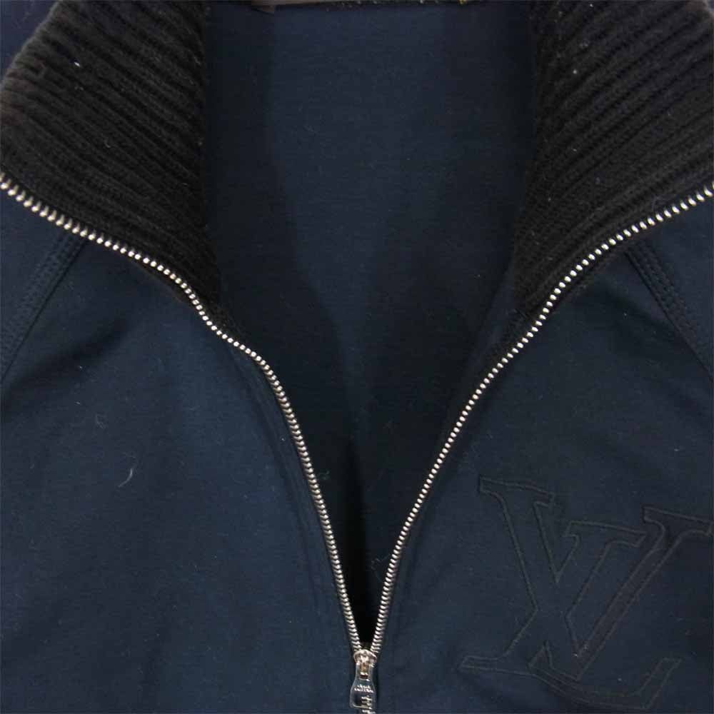 LOUIS VUITTON ルイ・ヴィトン 国内正規品 ロゴ刺繍 トラック ジャケット ブラック系 XS【中古】