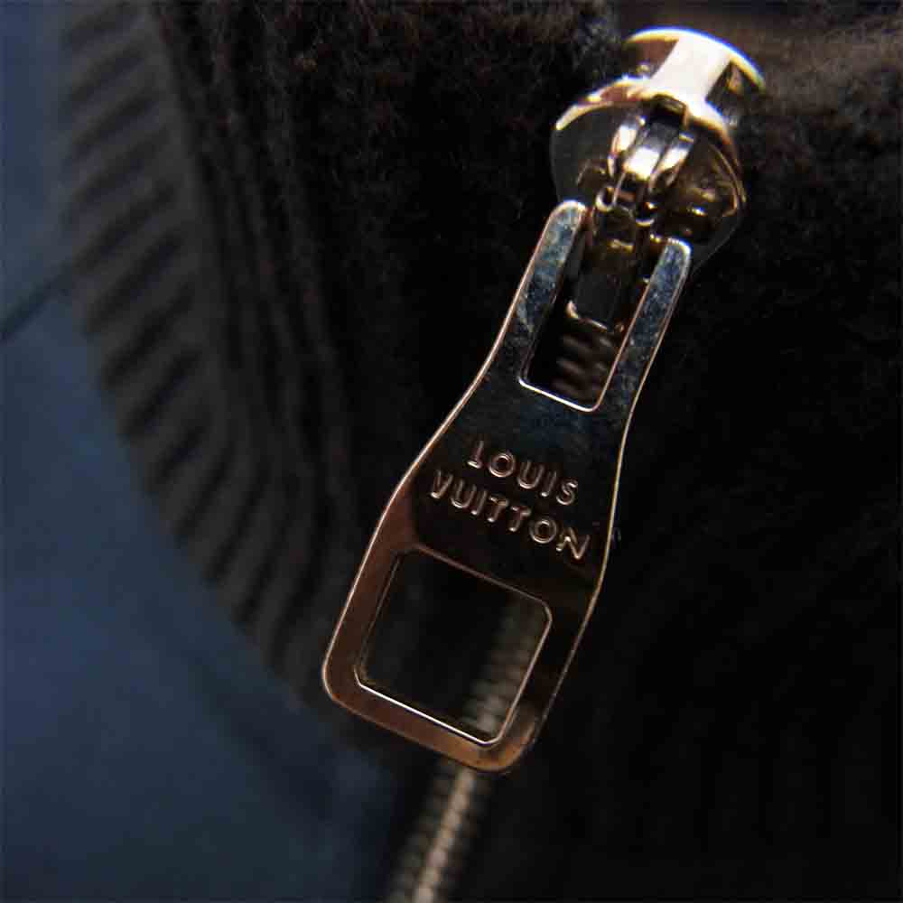 LOUIS VUITTON ルイ・ヴィトン 国内正規品 ロゴ刺繍 トラック ジャケット ブラック系 XS【中古】