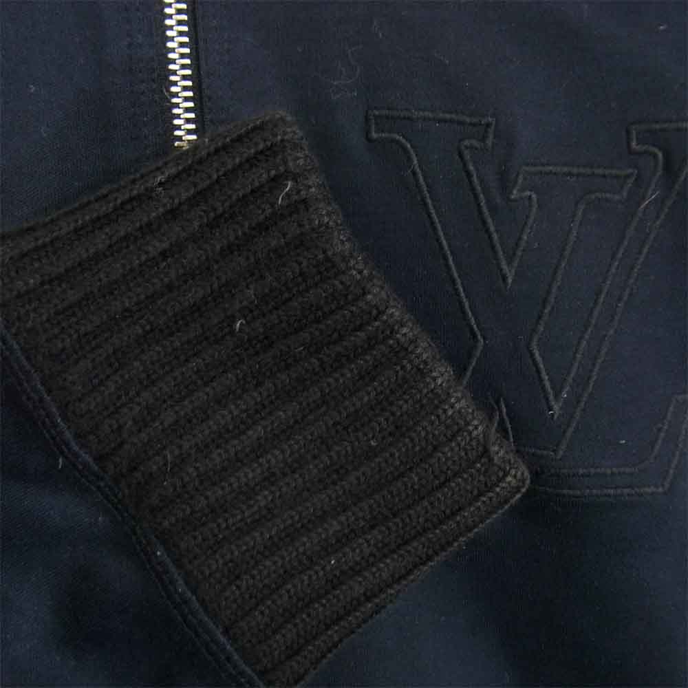 LOUIS VUITTON ルイ・ヴィトン 国内正規品 ロゴ刺繍 トラック ジャケット ブラック系 XS【中古】