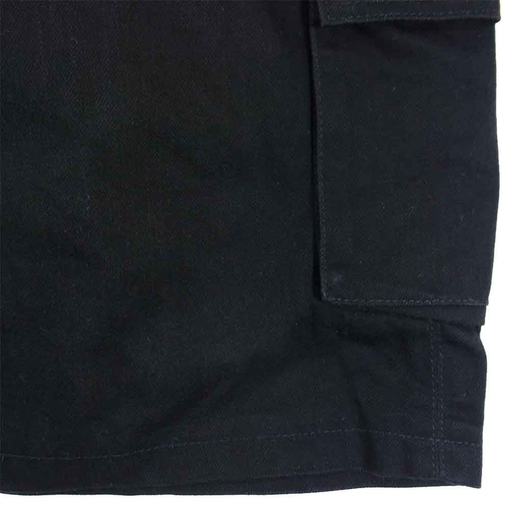 CHROME HEARTS クロムハーツ（原本無） ホースシューボタン ファティーグ ハーフ カーゴ パンツ ブラック系【中古】