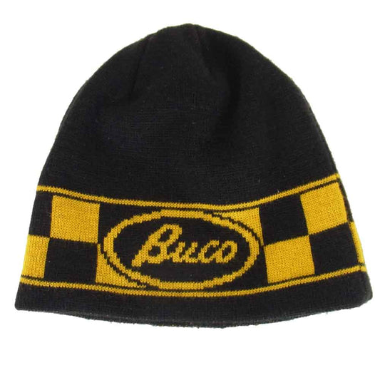 The REAL McCOY'S ザリアルマッコイズ BUCO ブコ LOGO KNIT CAP ニットキャップ ビーニー ブラック系【中古】