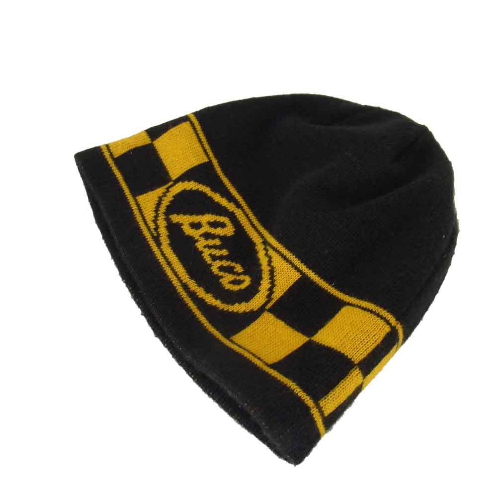 The REAL McCOY'S ザリアルマッコイズ BUCO ブコ LOGO KNIT CAP ニットキャップ ビーニー ブラック系【中古】