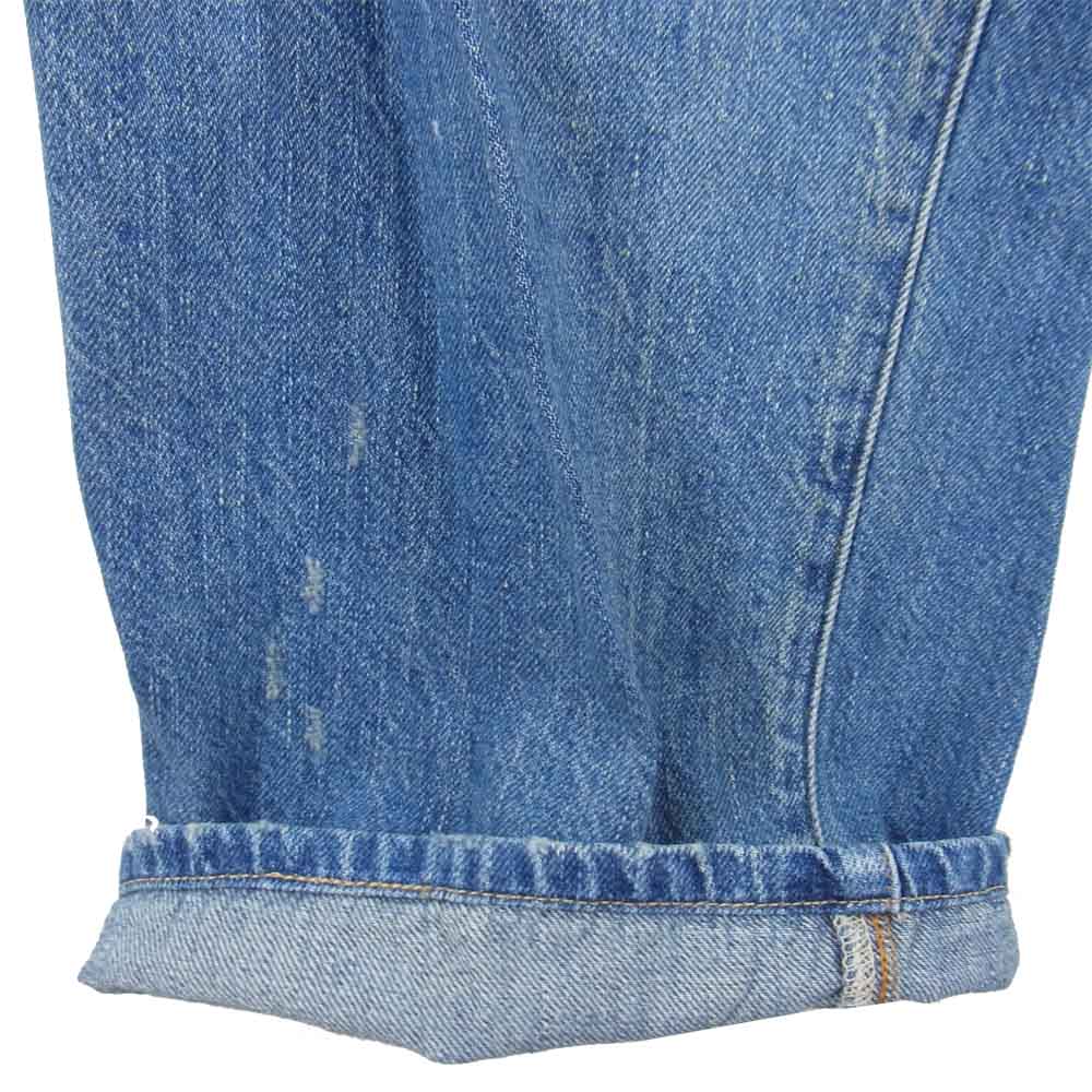 Levi's リーバイス 15501-0010 LVC 501XX 1915モデル  ダメージ リペア加工 デニムパンツ インディゴブルー系 30程度【中古】