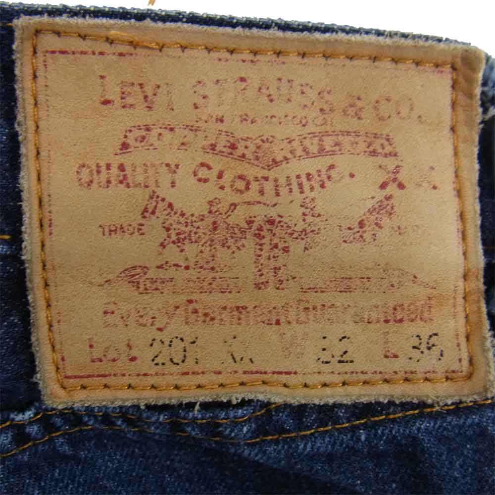 Levi's リーバイス 201 0003 バレンシア製 刻印555 201XX 1937モデル デニムパンツ インディゴブルー系 32【中古】