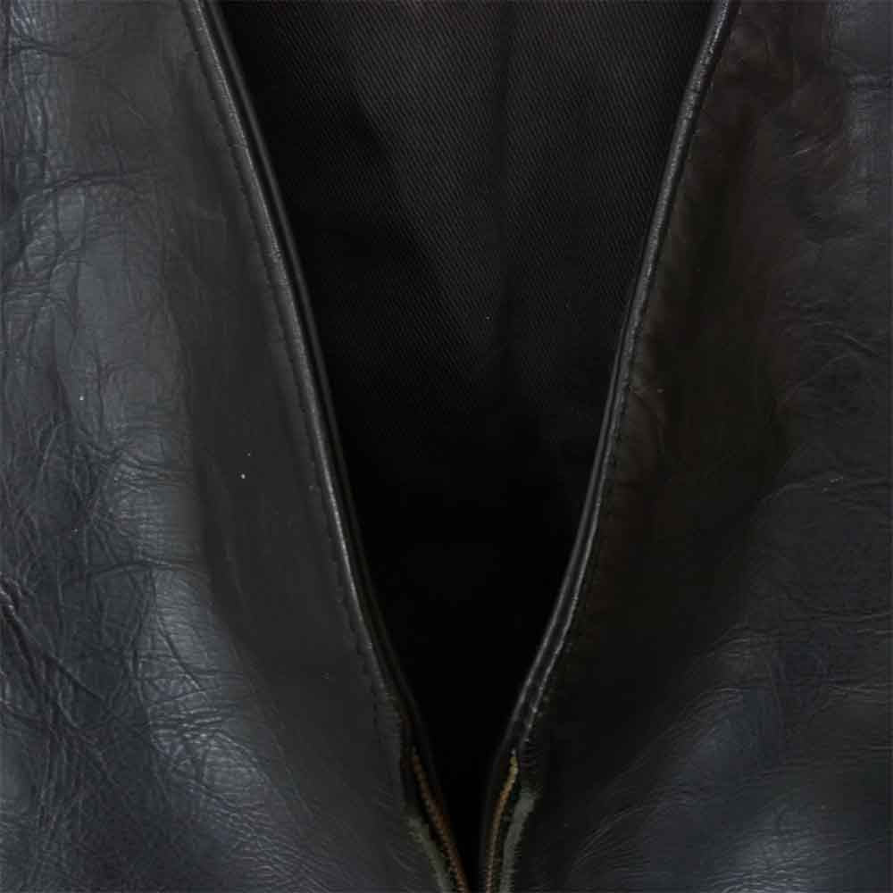 AERO LEATHER エアロレザー The Transatlantic Clothing Company レザー ベスト ブラック系 S【中古】