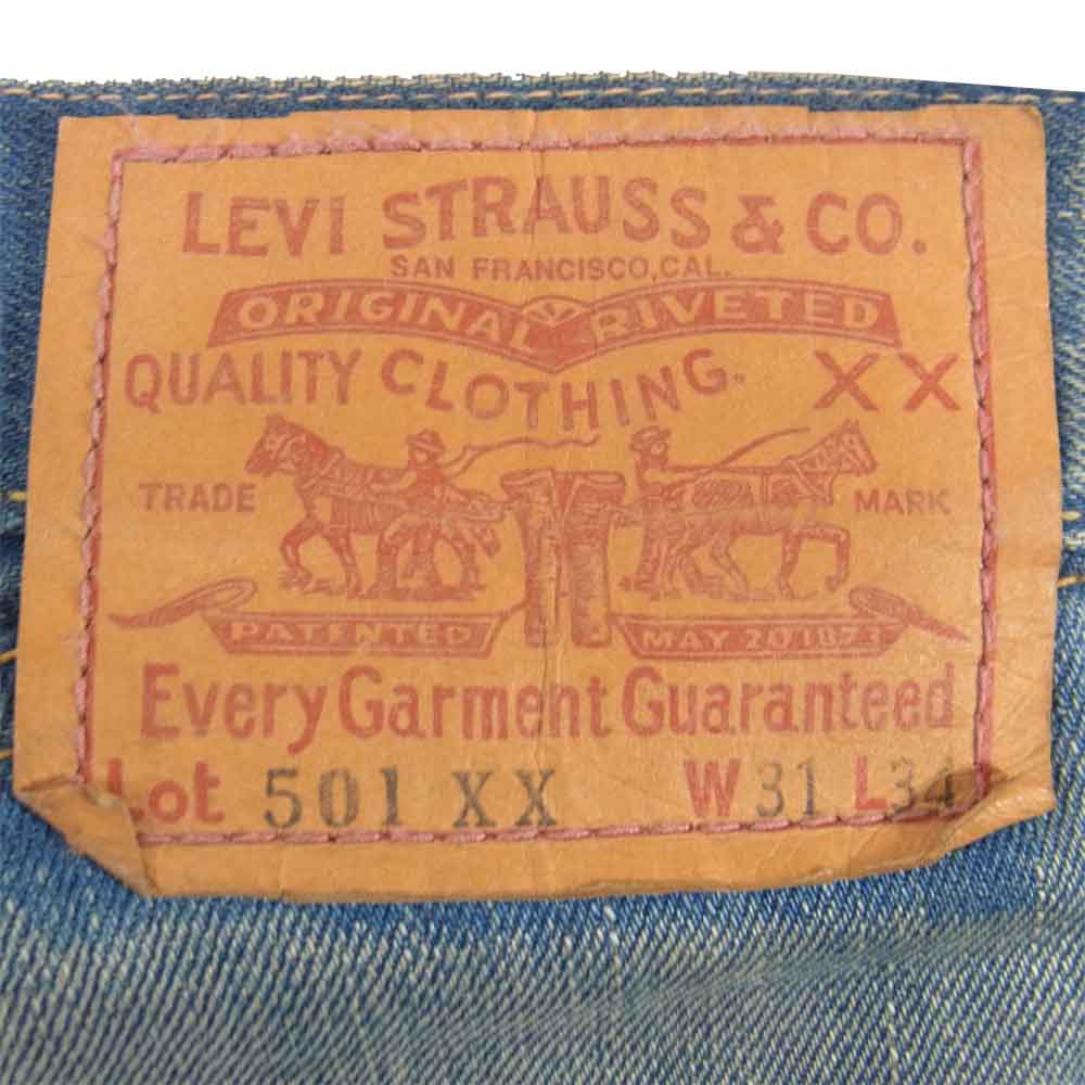 Levi's リーバイス 日本製 LVC 501XXリーバイス1955年復刻デニムパンツ インディゴブルー系 31【中古】