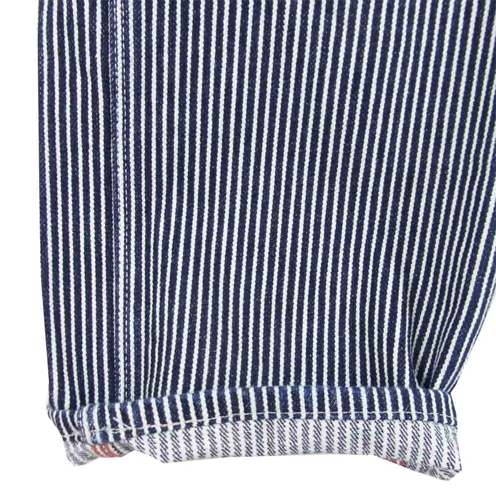 IRON HEART アイアンハート IH-810 17oz エクストラ ヘビー ヒッコリー エンジニア ペインター パンツ ネイビー系 30【中古】