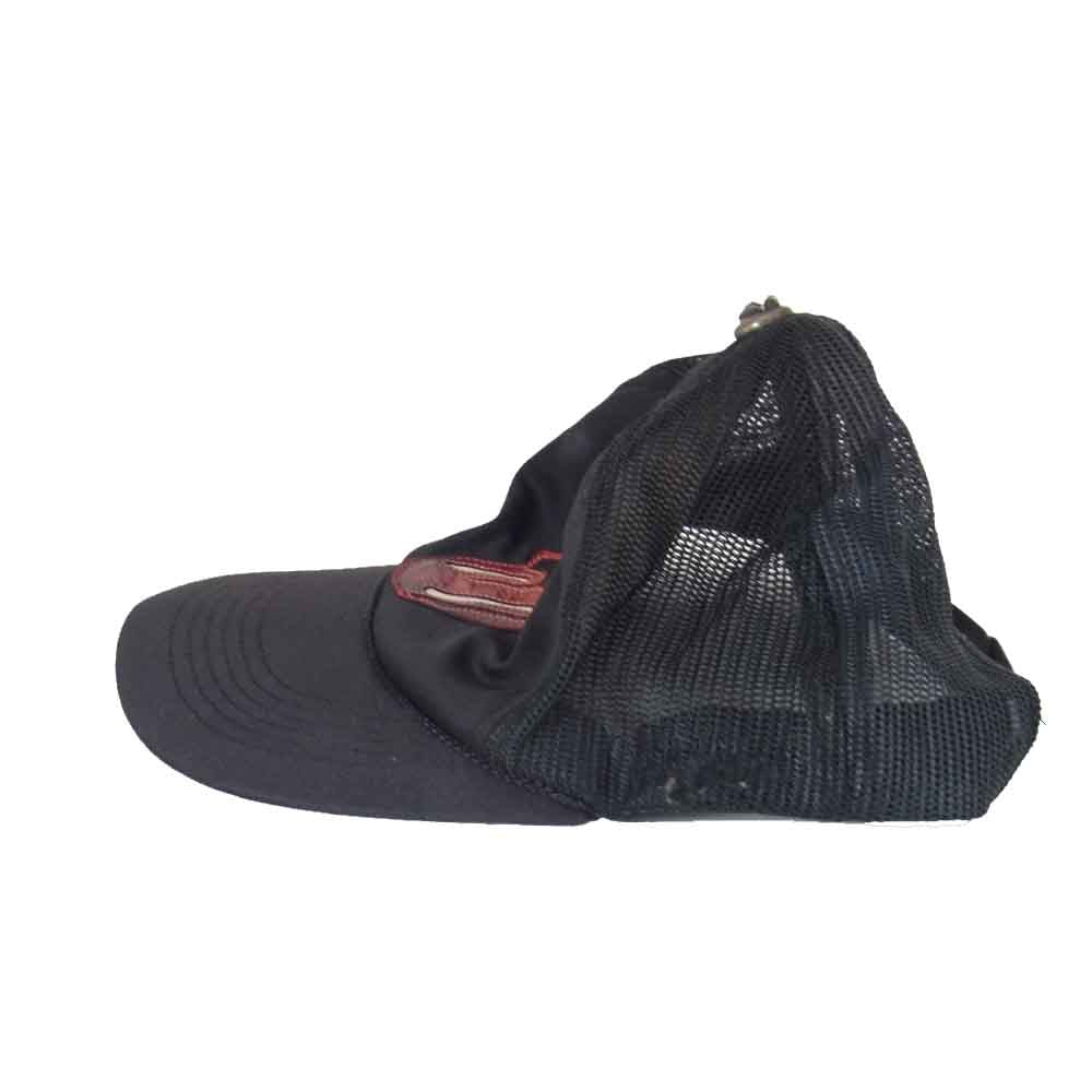 CHROME HEARTS クロムハーツ（原本無） ローリングストーンズ リップ&タン トラッカーキャップ メッシュキャップ  ブラック系【中古】