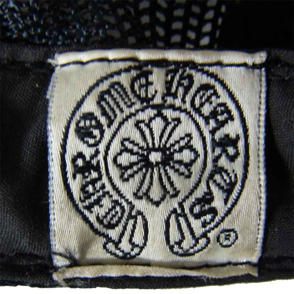 CHROME HEARTS クロムハーツ（原本無） ローリングストーンズ リップ&タン トラッカーキャップ メッシュキャップ  ブラック系【中古】
