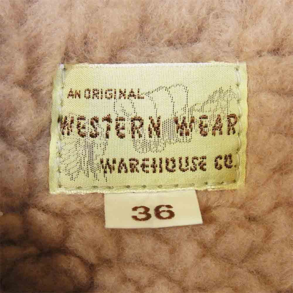 WAREHOUSE ウエアハウス 3RD TYPE PIQUE BORE JACKET ピケ ボア ジャケット ブラック系 36【美品】【中古】