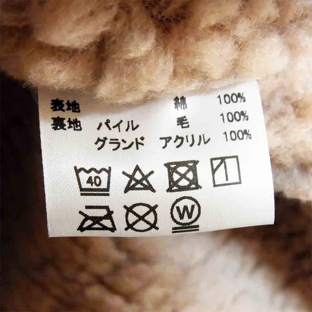 WAREHOUSE ウエアハウス 3RD TYPE PIQUE BORE JACKET ピケ ボア ジャケット ブラック系 36【美品】【中古】