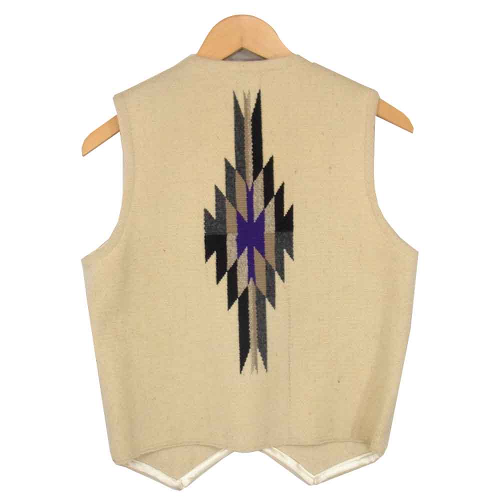 ORTEGA オルテガ  CHIMAYO VEST チマヨ ネイティブ ベスト ジレ  ベージュ系 36【中古】