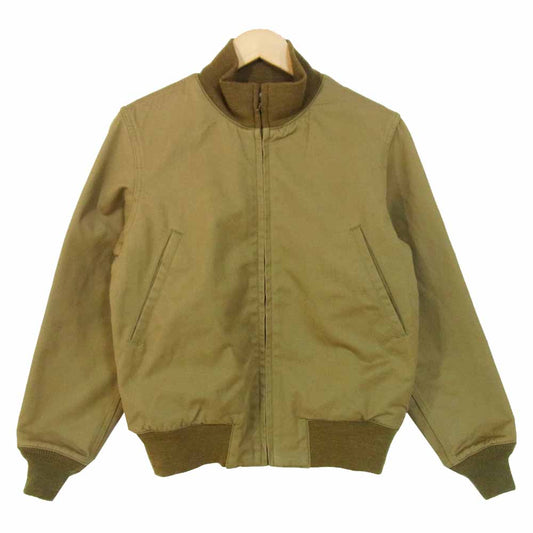 The REAL McCOY'S ザリアルマッコイズ w669-qm-16393 タンカースジャケット カーキ系 S【美品】【中古】