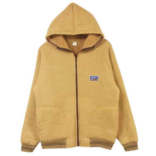 WAREHOUSE ウエアハウス Bodies パイル フリース フルジップ パーカー ブラウン系 L【中古】