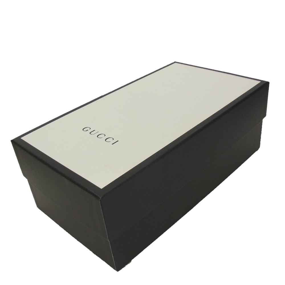 GUCCI グッチ 456230 Embroidered Snake エンブロイダリー スネーク ローカットスニーカー ホワイト系 グリーン系 6.5【中古】