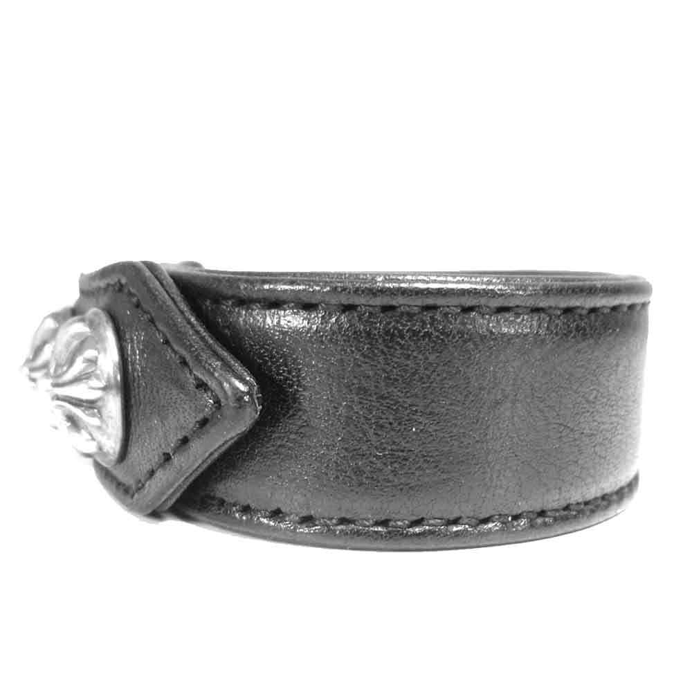 CHROME HEARTS クロムハーツ（原本無） 3BTN 2SNP 3ボタン2スナップ クロスボール ブラック系【中古】