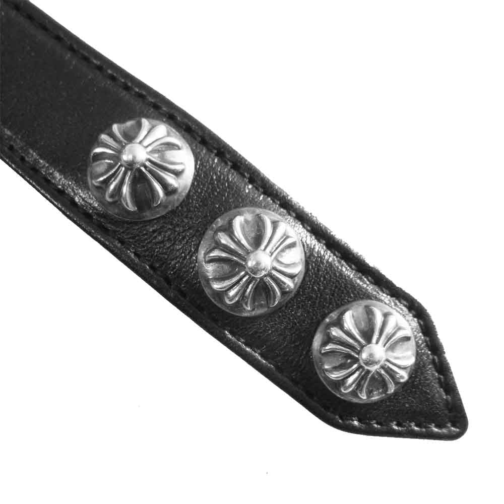 CHROME HEARTS クロムハーツ（原本無） 3BTN 2SNP 3ボタン2スナップ クロスボール ブラック系【中古】