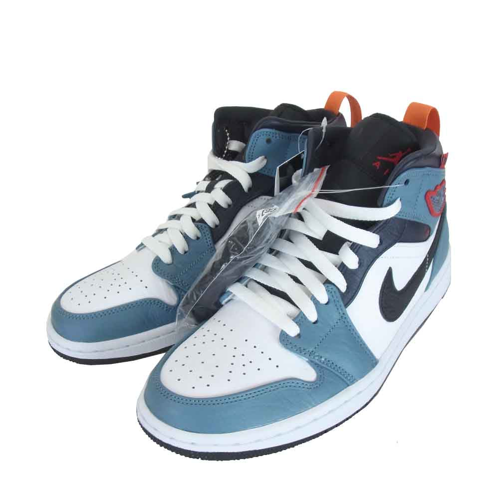 NIKE ナイキ CU2802-100 AIR JORDAN 1 MID SE FRLS APLA エアジョーダン 1 ミッド フィアレス ライトブルー系 26.5【新古品】【未使用】【中古】