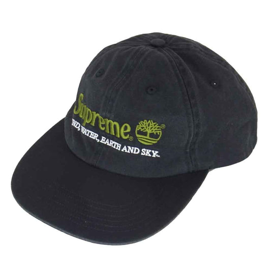 Supreme シュプリーム 20SS × ティンバーランド Timberland 6-PANEL CAP 6パネル キャップ ブラック系【中古】