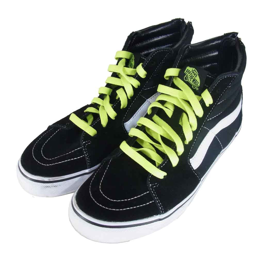 VANS バンズ 19ss V38CF　 × SOPHNET ソフネット SK8-HI スケートハイ バックジップ スケハイ スニーカー ブラック系 US7H【中古】