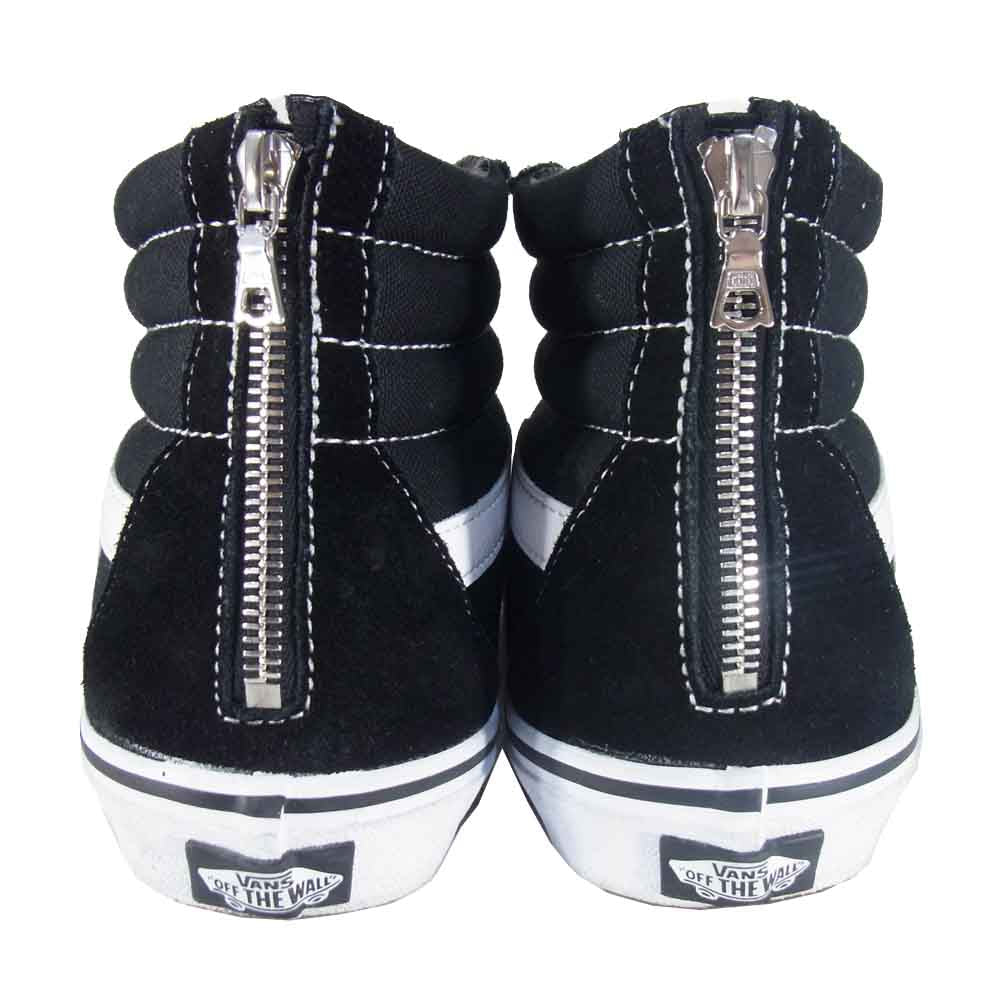 VANS バンズ 19ss V38CF　 × SOPHNET ソフネット SK8-HI スケートハイ バックジップ スケハイ スニーカー ブラック系 US7H【中古】