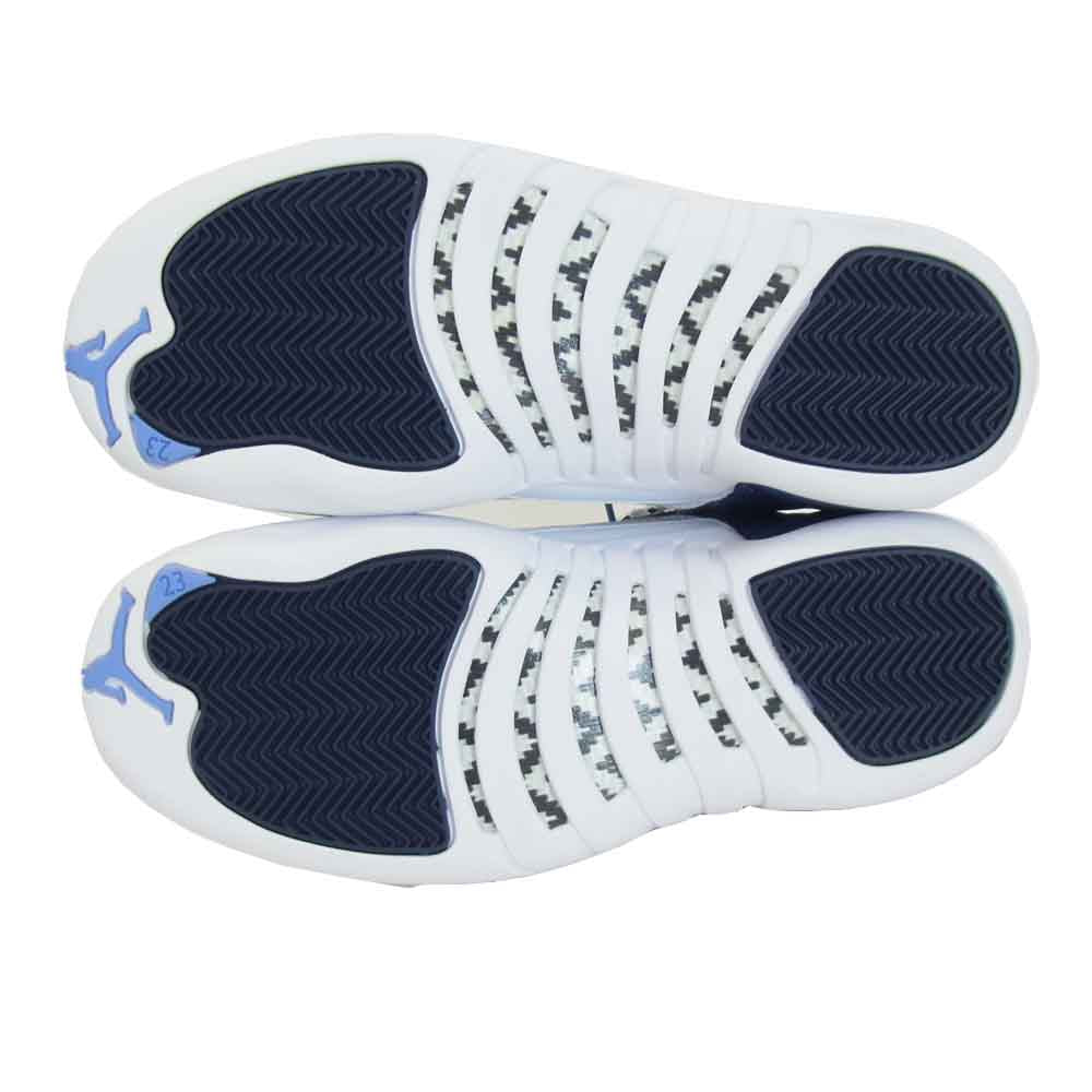 NIKE ナイキ 130690-404 AIR JORDAN 12 エアジョーダン 12 RETRO レトロ STONE BLUE ストーンブルー スニーカー ブルー系 ホワイト系【新古品】【未使用】【中古】