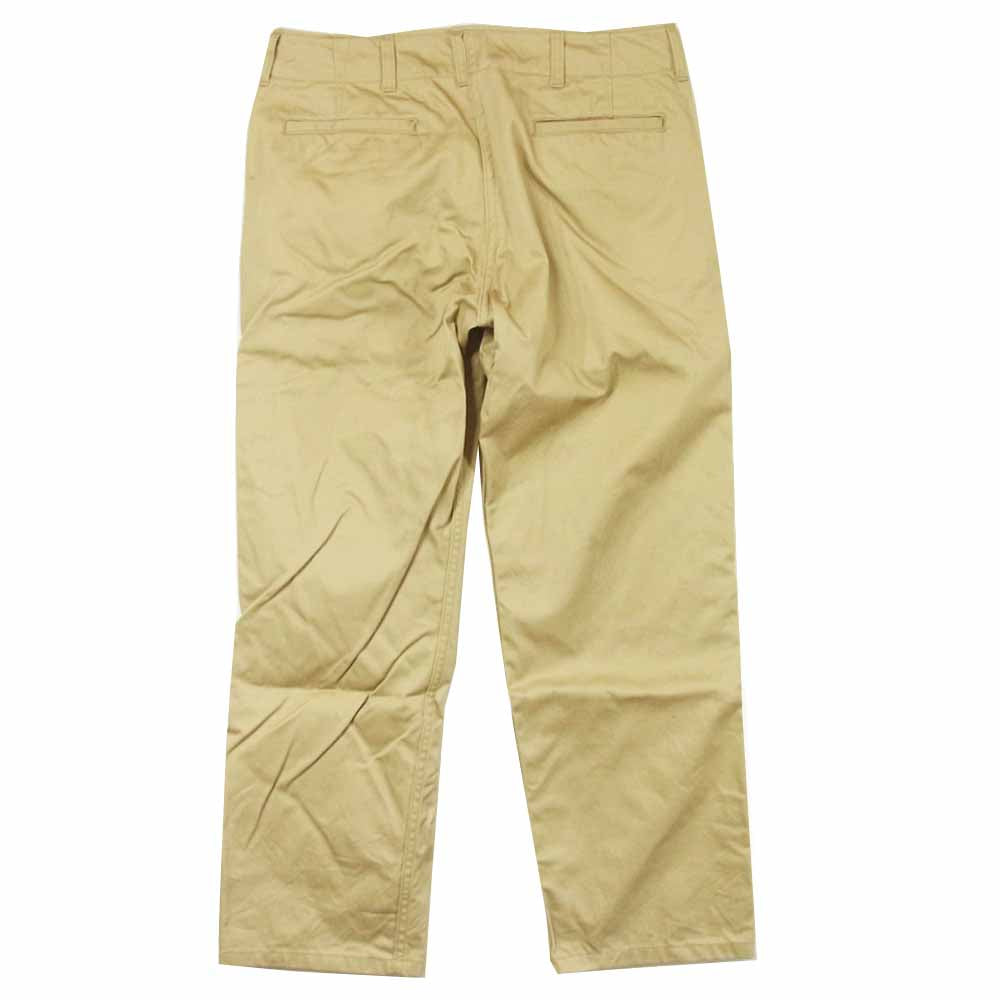 THE FEW ザフュー ミリタリー チノパンツ コットン 日本製 ベージュ系 31【中古】