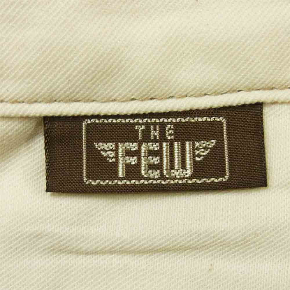 THE FEW ザフュー ミリタリー チノパンツ コットン 日本製 ベージュ系 31【中古】