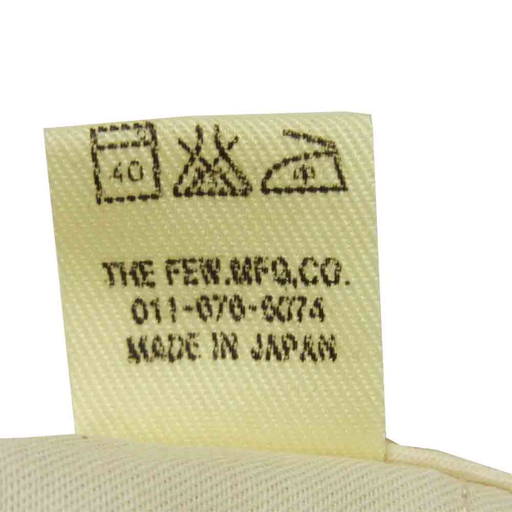 THE FEW ザフュー ミリタリー チノパンツ コットン 日本製 ベージュ系 31【中古】