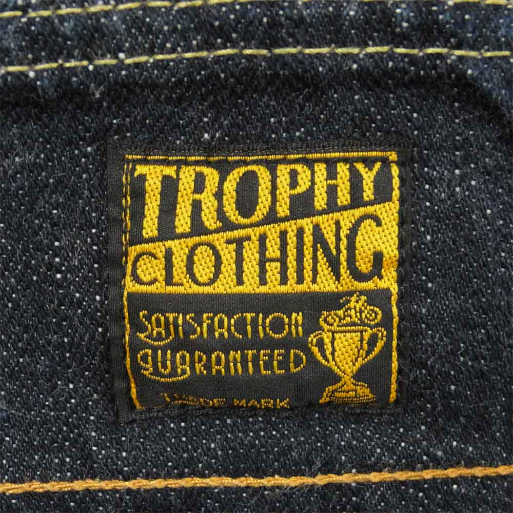 トロフィークロージング W KNEE DIRT DENIM ダブルニー デニム パンツ インディゴブルー系 28【中古】