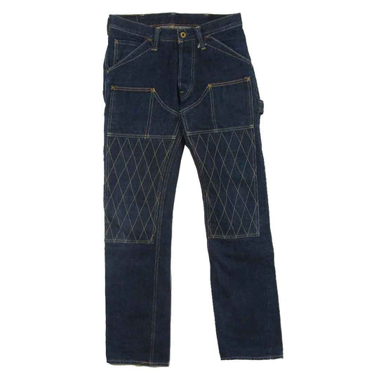 トロフィークロージング W KNEE DIRT DENIM ダブルニー デニム パンツ インディゴブルー系 30【中古】